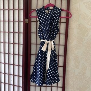 Classic polka dot dress M